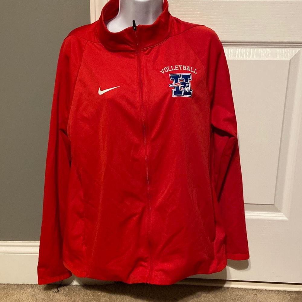 Red Nike zip up